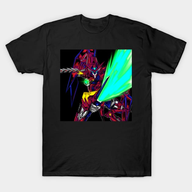 the gundam wing epyon in anime classics T-Shirt by jorge_lebeau